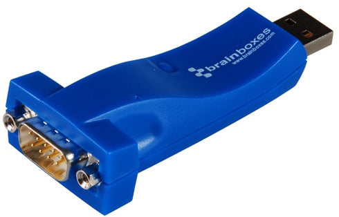 Adaptateur Changeur de Genre de Câble RS-232 vers USB, Bleu, Référence 78Y2361
