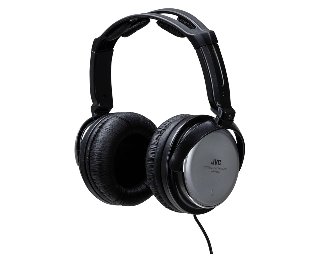 JVC HA-RX500-E Casques Avec fil Arceau Musique Noir, Blanc
