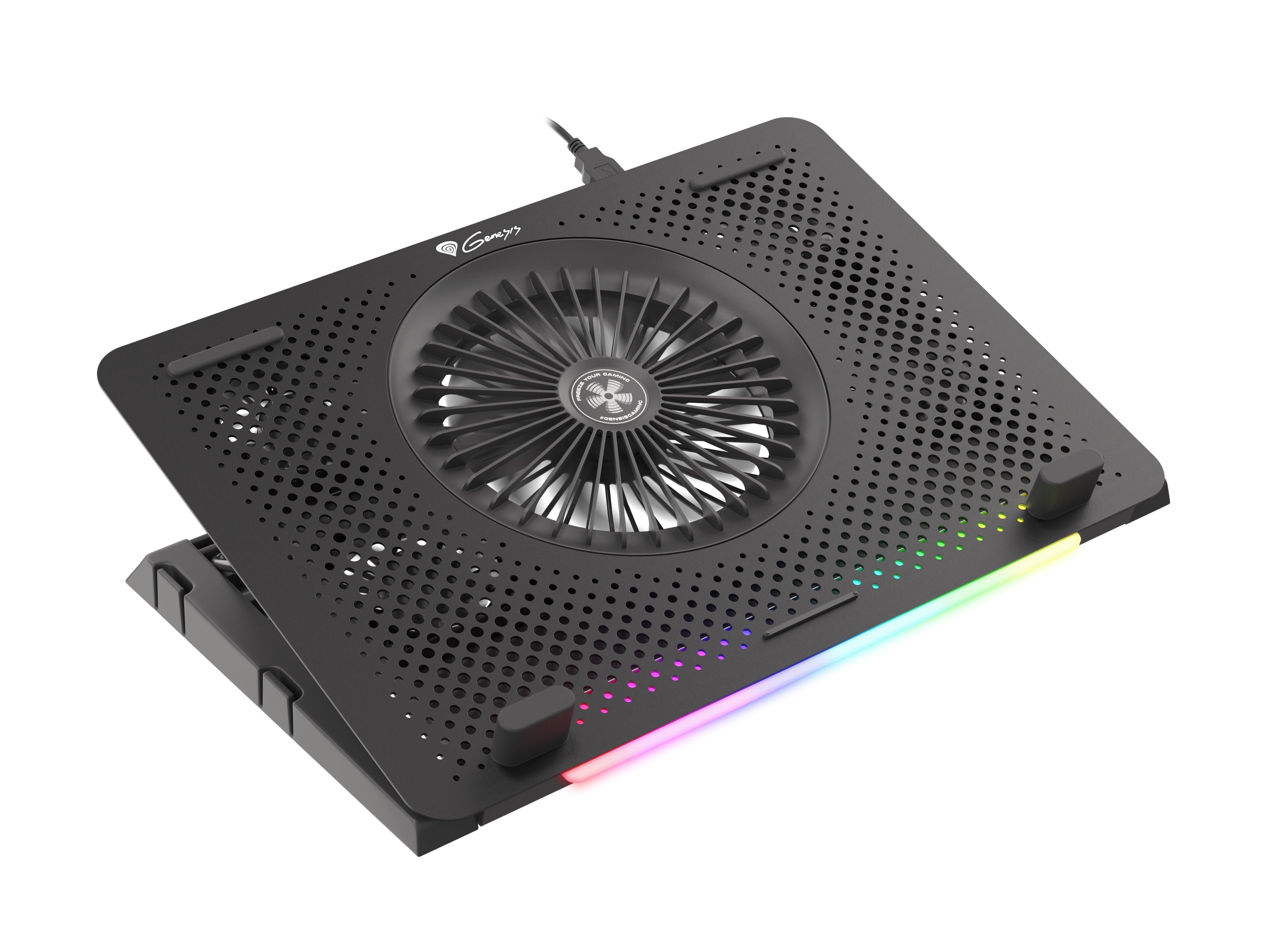 GENESIS Oxid 450 système de refroidissement pour ordinateurs portables 39,6 cm (15.6") 2400 tr/min Noir