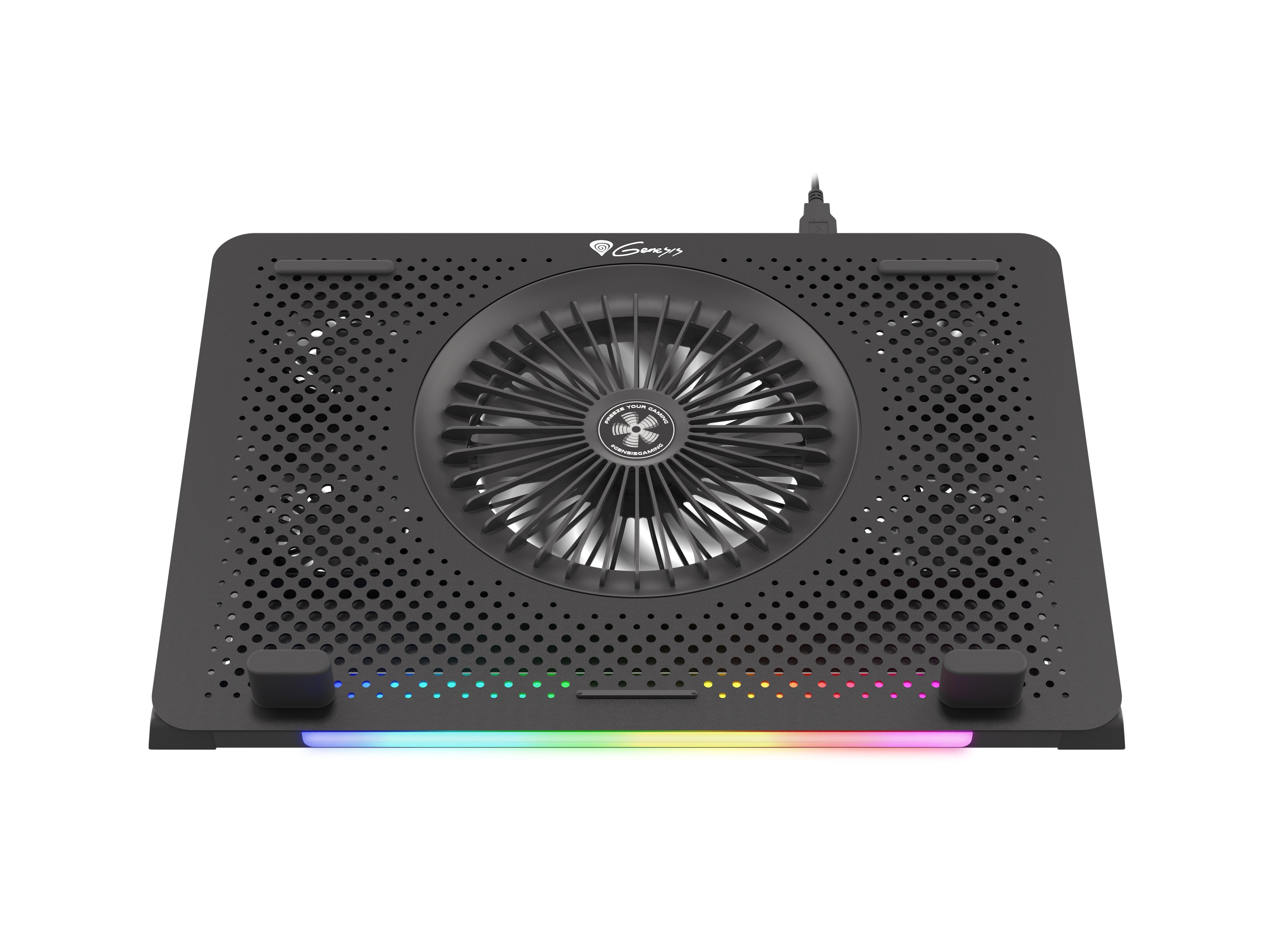 GENESIS Oxid 450 système de refroidissement pour ordinateurs portables 39,6 cm (15.6") 2400 tr/min Noir