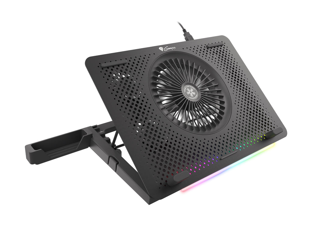GENESIS Oxid 450 système de refroidissement pour ordinateurs portables 39,6 cm (15.6") 2400 tr/min Noir