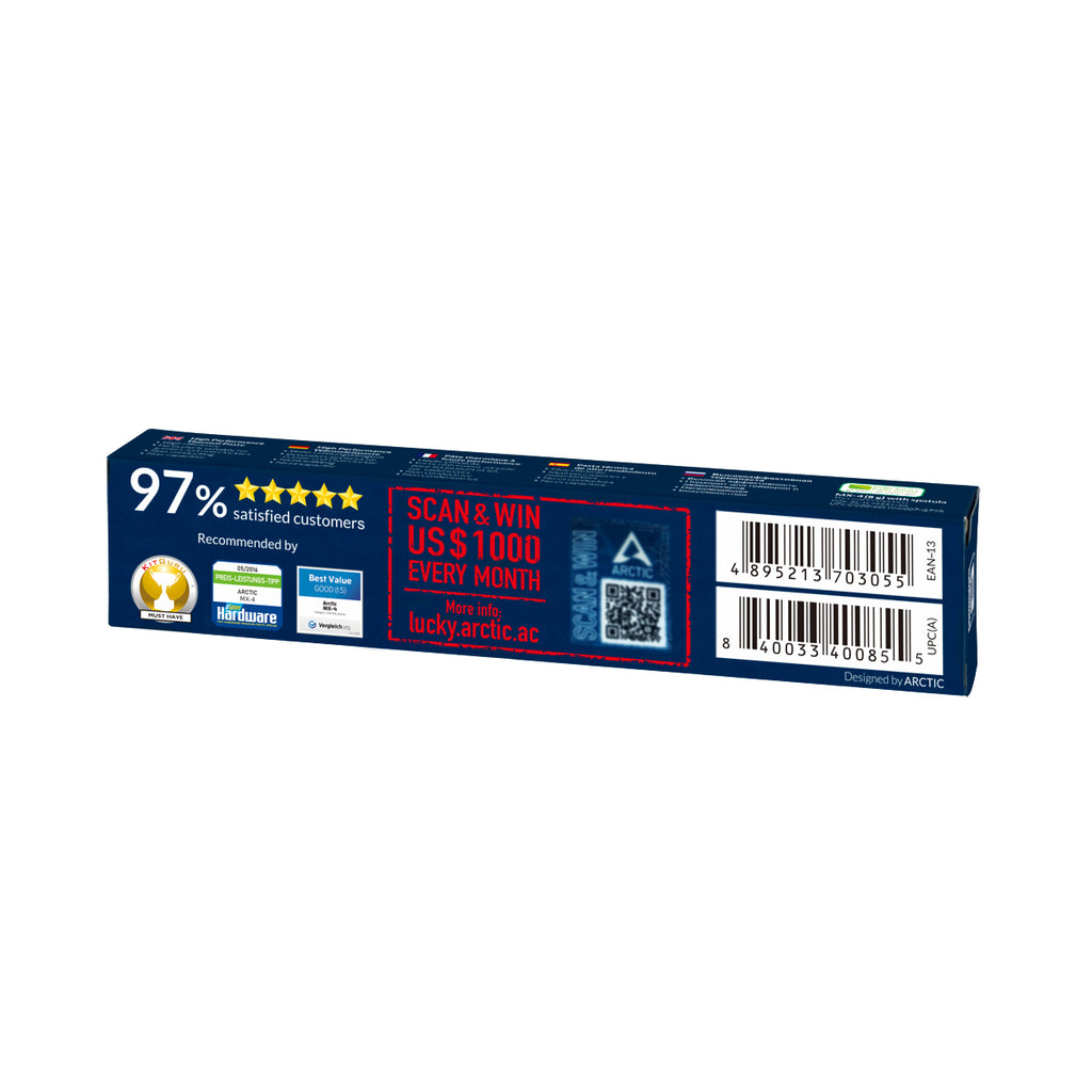 ARCTIC MX-4 combiné de dissipateurs thermiques Pâte thermique 8 g