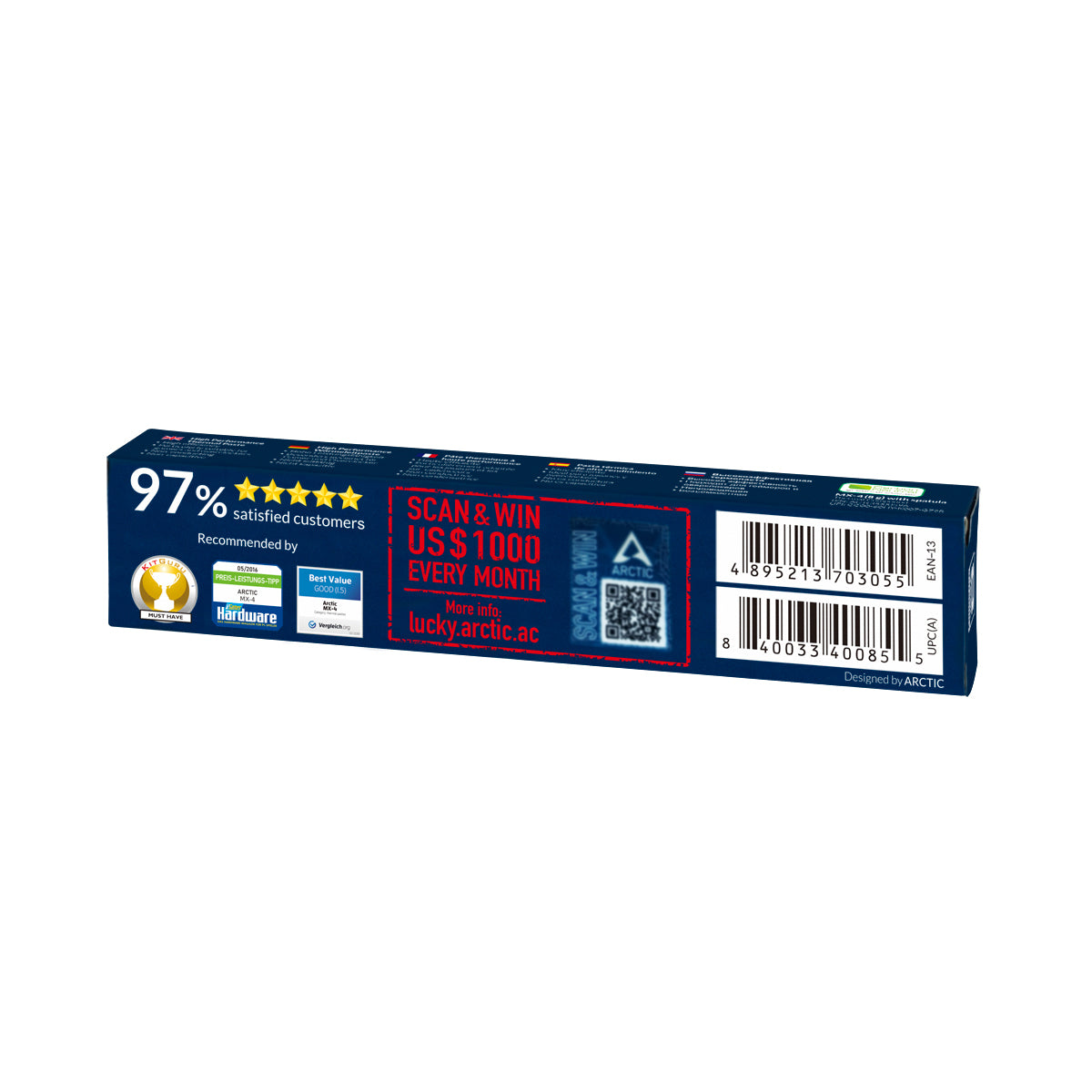 ARCTIC MX-4 combiné de dissipateurs thermiques Pâte thermique 8 g