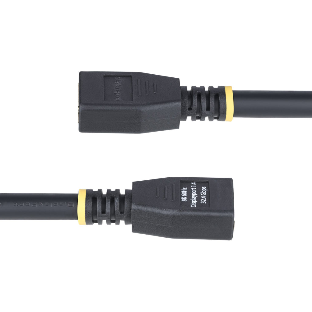 StarTech.com Câble d'Extension DisplayPort 1.4 de 3m, Câble d'Économie de Port DP 1.4, 8K 60Hz, Cordon Adaptateur d'Extension DP Mâle vers Femelle, Câble d'Extension DisplayPort, Gaine TPE, M/F - vue 5