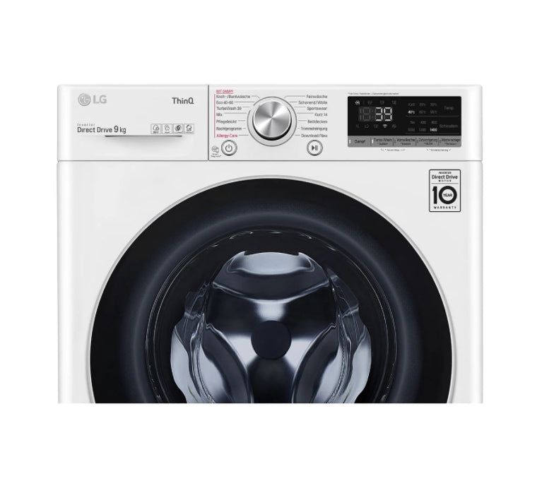LG F4WV709P1E machine à laver Charge avant 9 kg 1400 tr/min Blanc