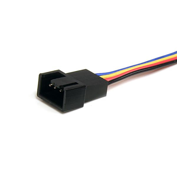StarTech.com Câble Répartiteur d'Alimentation pour Ventilateurs 4 Broches PWM, 31 cm, Femelle vers Mâle