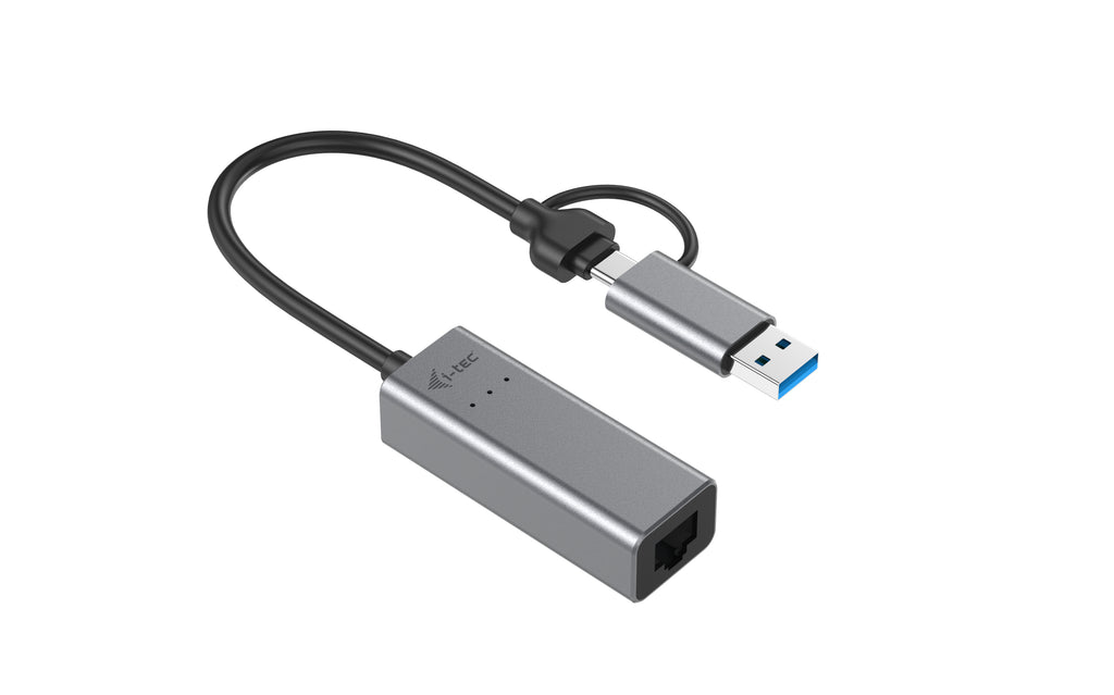 i-tec Adaptateur Ethernet USB-C/USB-A 2.5Gbps en Métal
