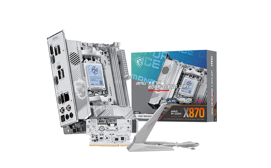 MSI MPG X870I EDGE TI EVO WIFI carte mère AMD X870 Emplacement AM5 mini ITX