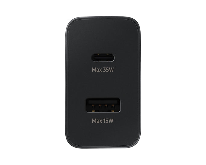 Samsung Samsung EP-TA220NBEGEU chargeur d'appareils mobiles Casques, Casque, Ordinateur portable, Smartphone, Smartwatch, Tablette Noir Secteur Intérieure
