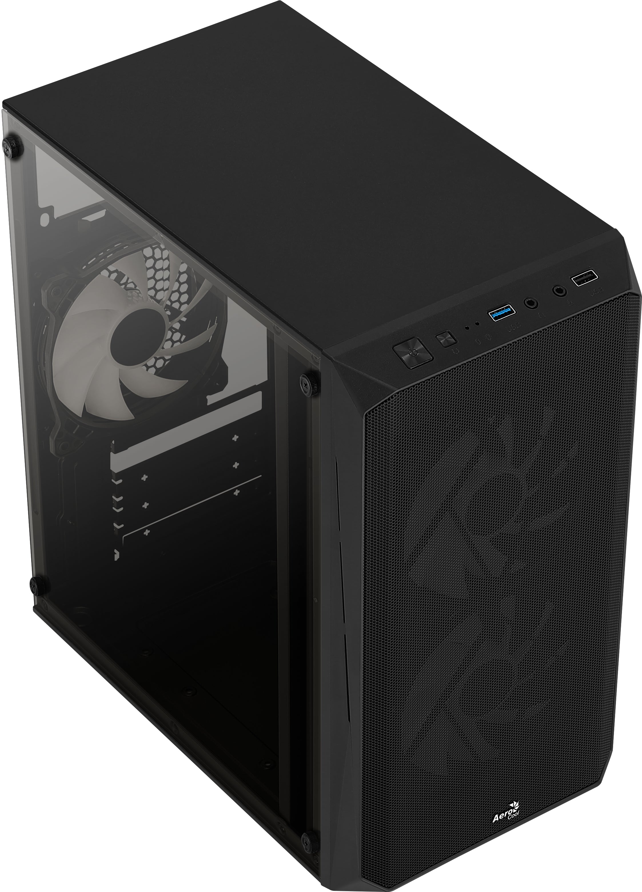 Aerocool CS107V2 unité centrale Mini Tower Noir