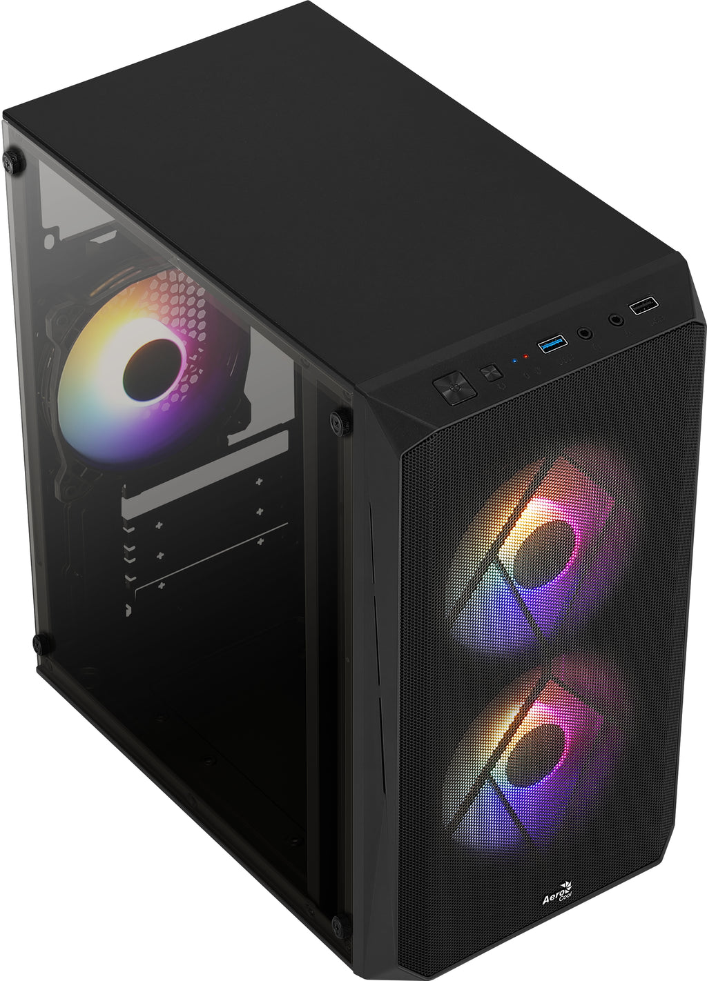 Aerocool CS107V2 unité centrale Mini Tower Noir
