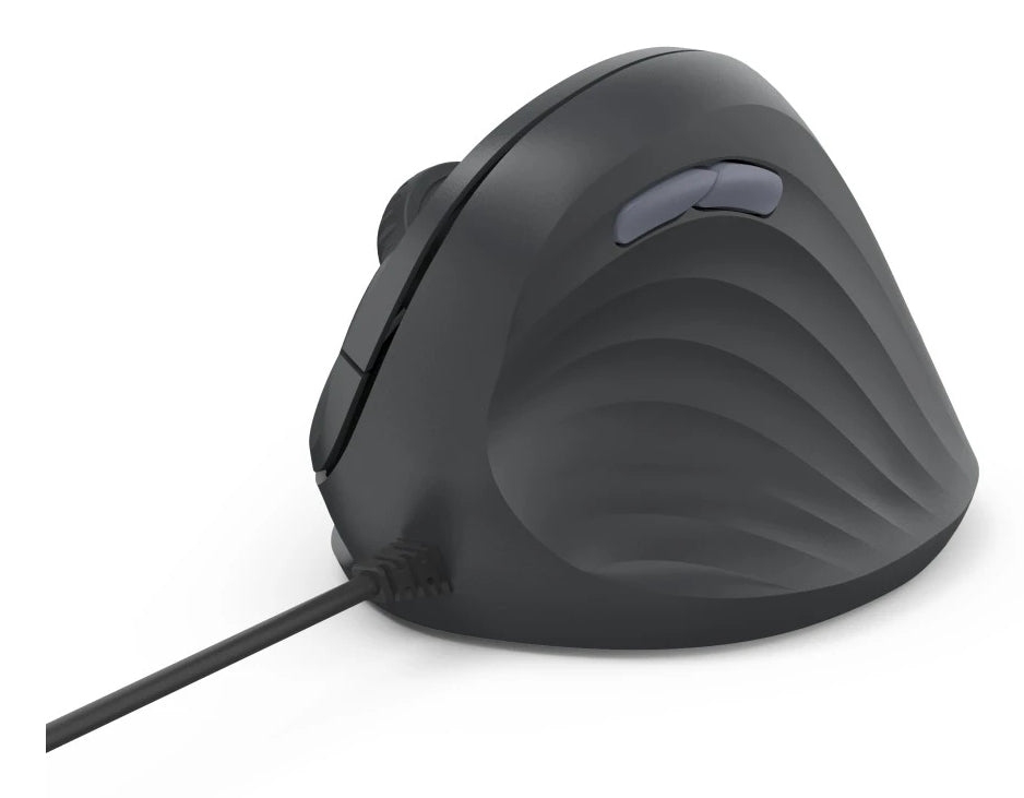 Hama ECM-500R Souris de Bureau Optique pour Droitier, USB Type-A, 1800 DPI, Noir