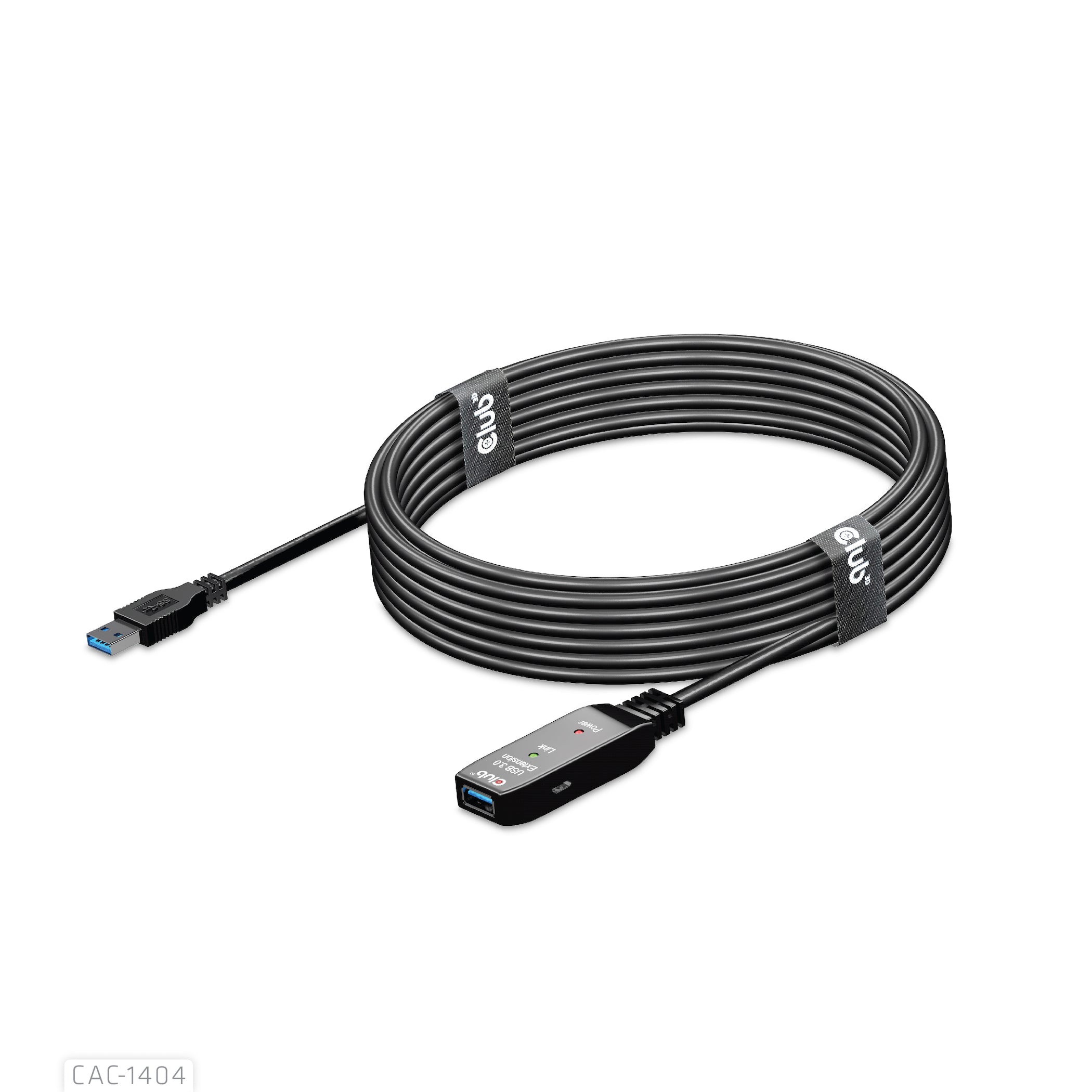 CLUB3D CAC-1404 câble USB USB 3.2 Gen 1 (3.1 Gen 1) 5 m USB A 5 Gbit/s Noir