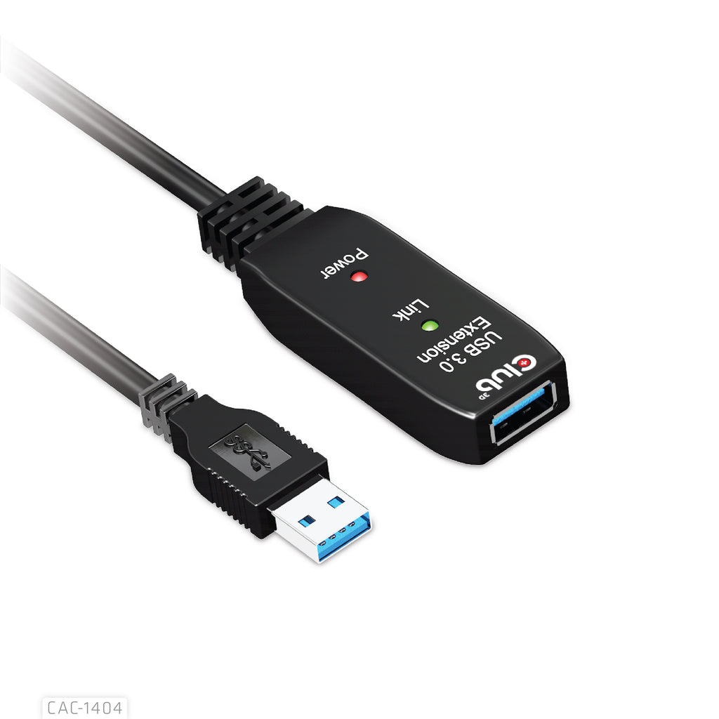 CLUB3D CAC-1404 câble USB USB 3.2 Gen 1 (3.1 Gen 1) 5 m USB A 5 Gbit/s Noir