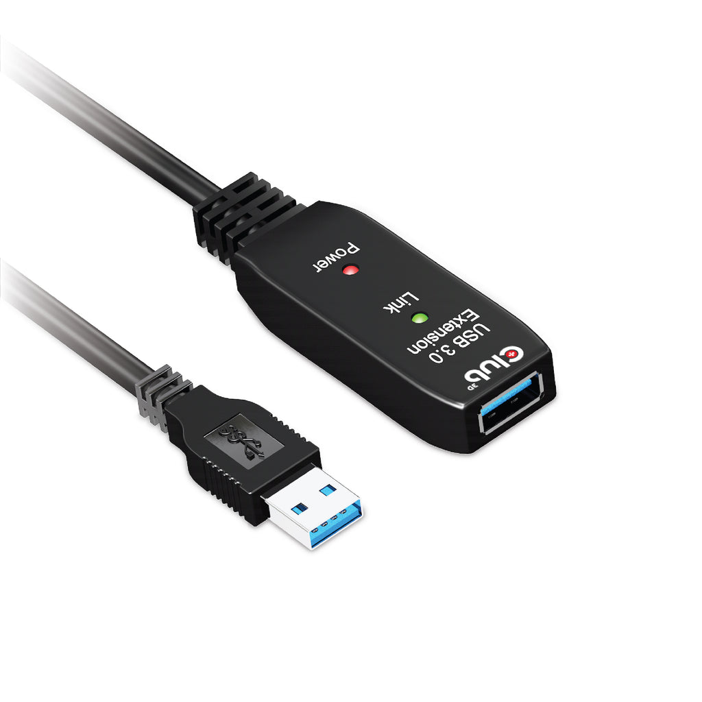 CLUB3D CAC-1404 câble USB USB 3.2 Gen 1 (3.1 Gen 1) 5 m USB A 5 Gbit/s Noir