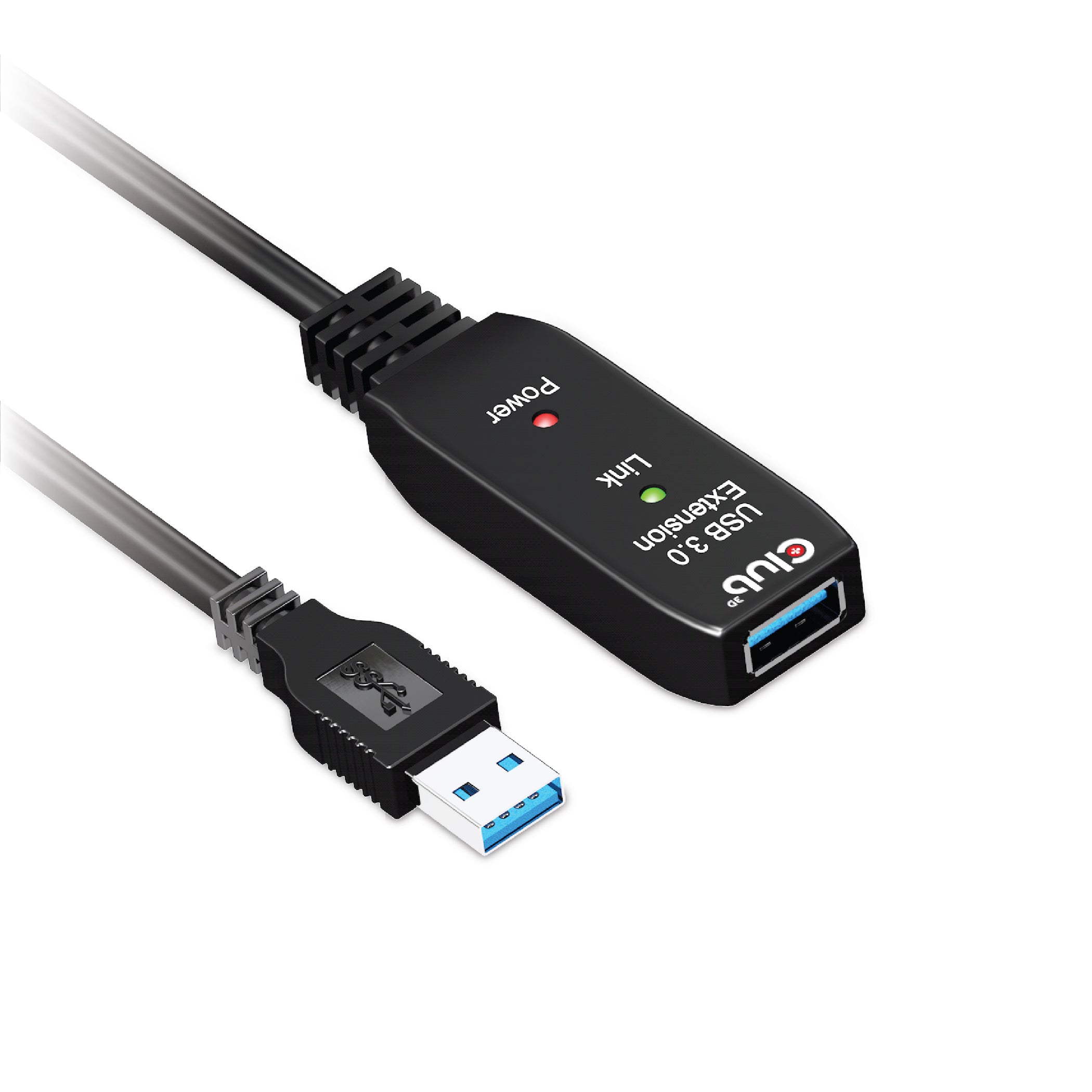 CLUB3D CAC-1404 câble USB USB 3.2 Gen 1 (3.1 Gen 1) 5 m USB A 5 Gbit/s Noir