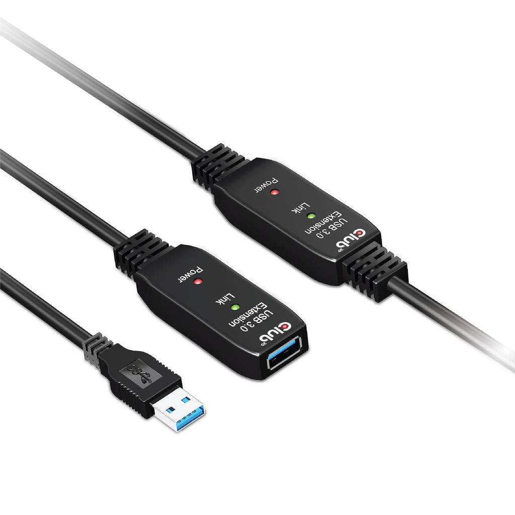 CLUB3D CAC-1406 câble USB USB 3.2 Gen 1 (3.1 Gen 1) 15 m USB A 5 Gbit/s Noir