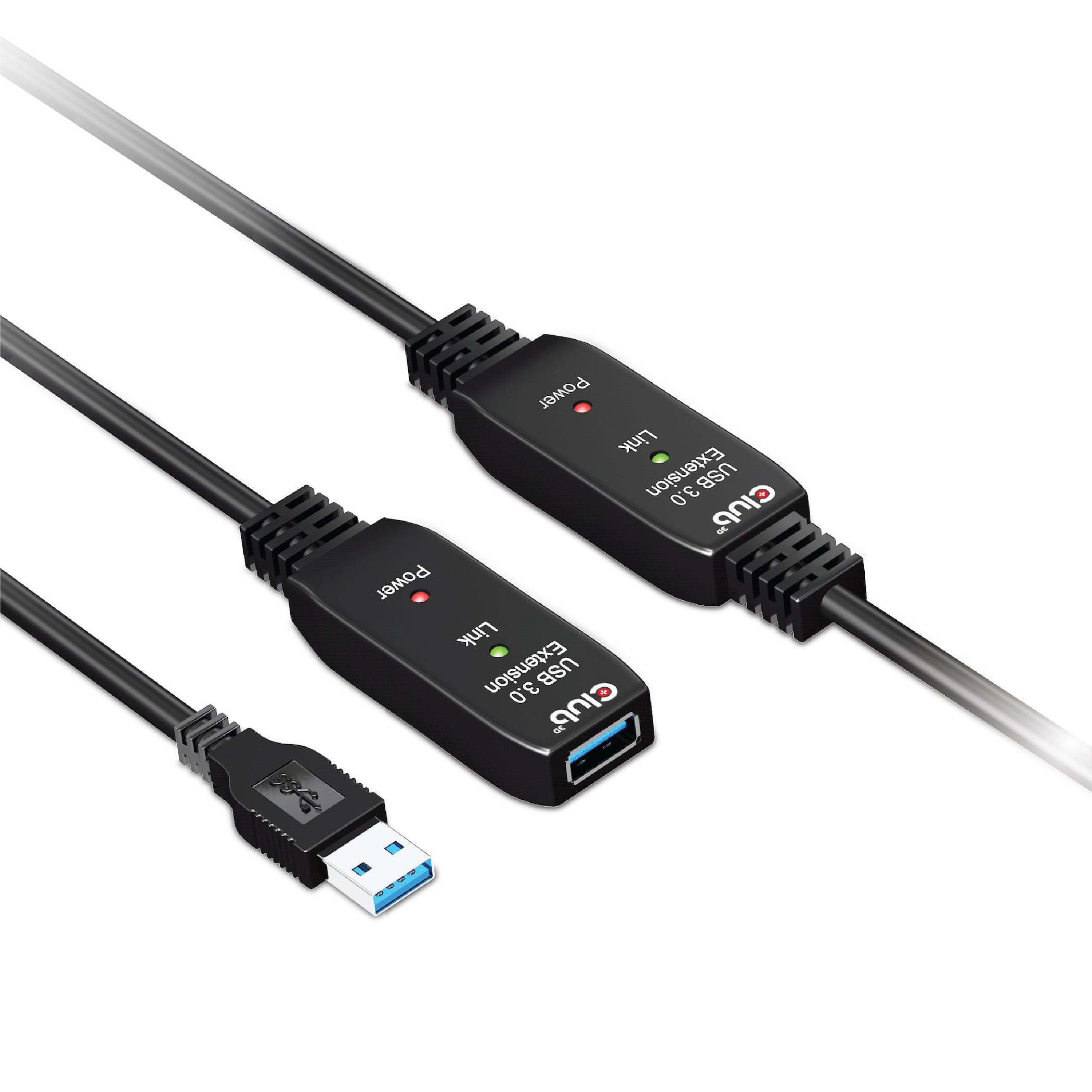 CLUB3D CAC-1406 câble USB USB 3.2 Gen 1 (3.1 Gen 1) 15 m USB A 5 Gbit/s Noir