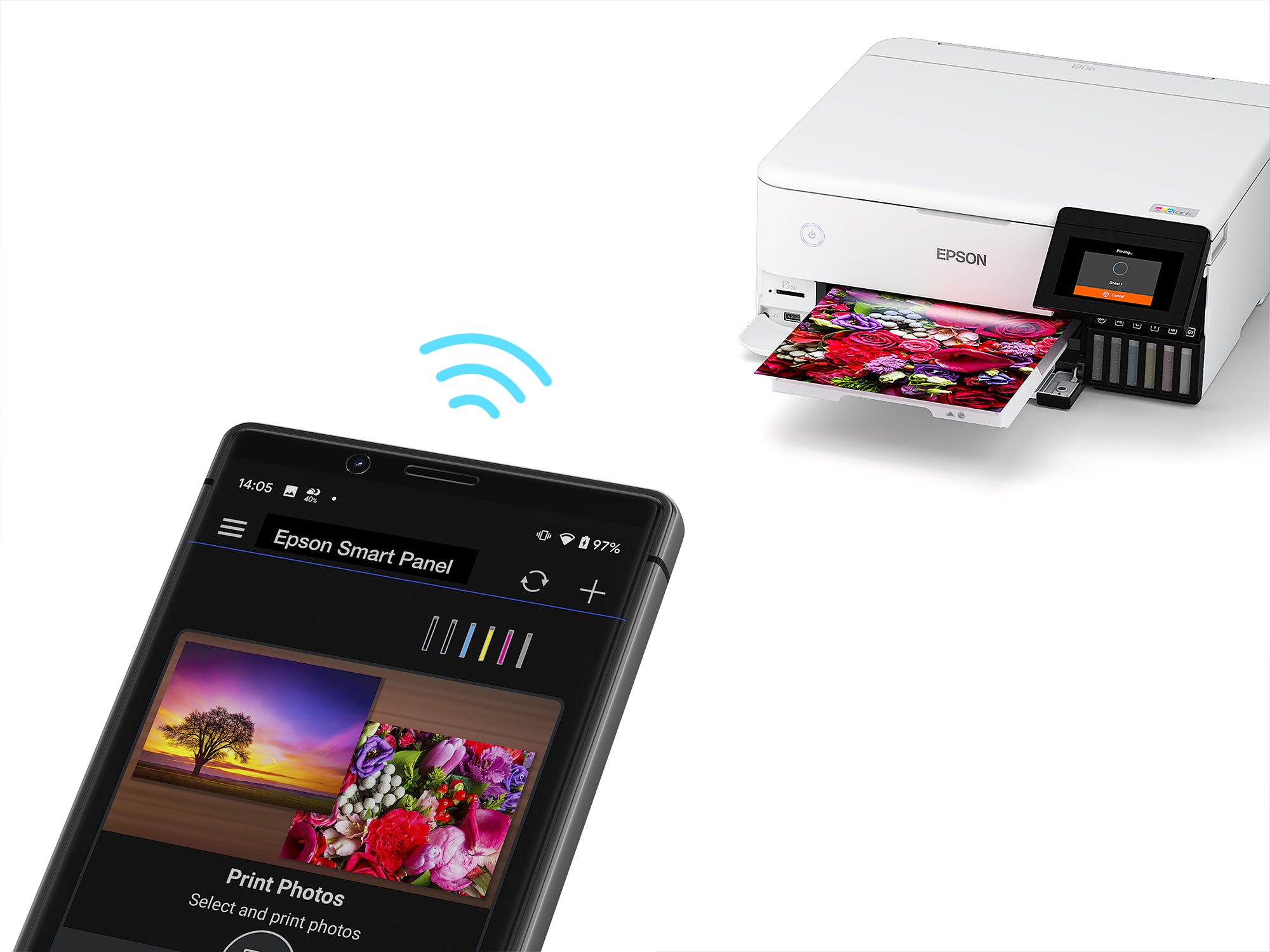 Epson EcoTank ET-8500 Jet d'encre A4 5760 x 1440 DPI 32 ppm Wifi