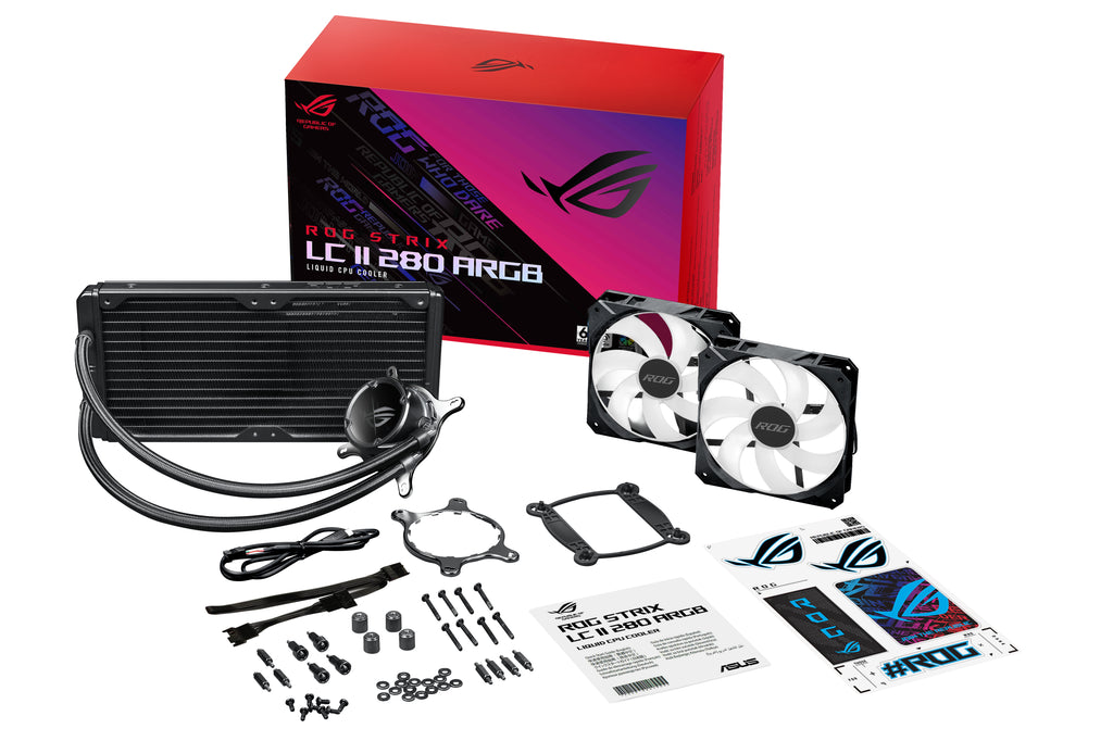 ASUS ROG STRIX LC II 280 ARGB Processeur Refroidisseur de liquide tout-en-un 14 cm Noir 1 pièce(s)