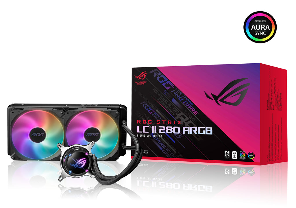 ASUS ROG STRIX LC II 280 ARGB Processeur Refroidisseur de liquide tout-en-un 14 cm Noir 1 pièce(s)