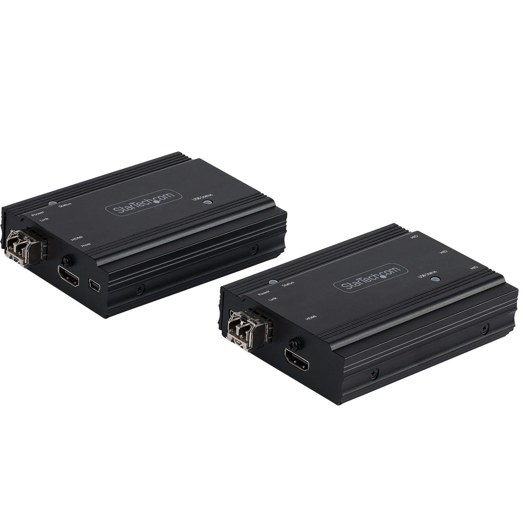 StarTech.com Extendeur KVM 4K HDMI sur Fibre Optique - Extender Commutateur Console KVM HDMI Video & USB - jusqu'à 300m (MultiMode) - 2 Modules 10G MMF SFP+ - Kit d'Extension KVM (TX/RX) - vue 7