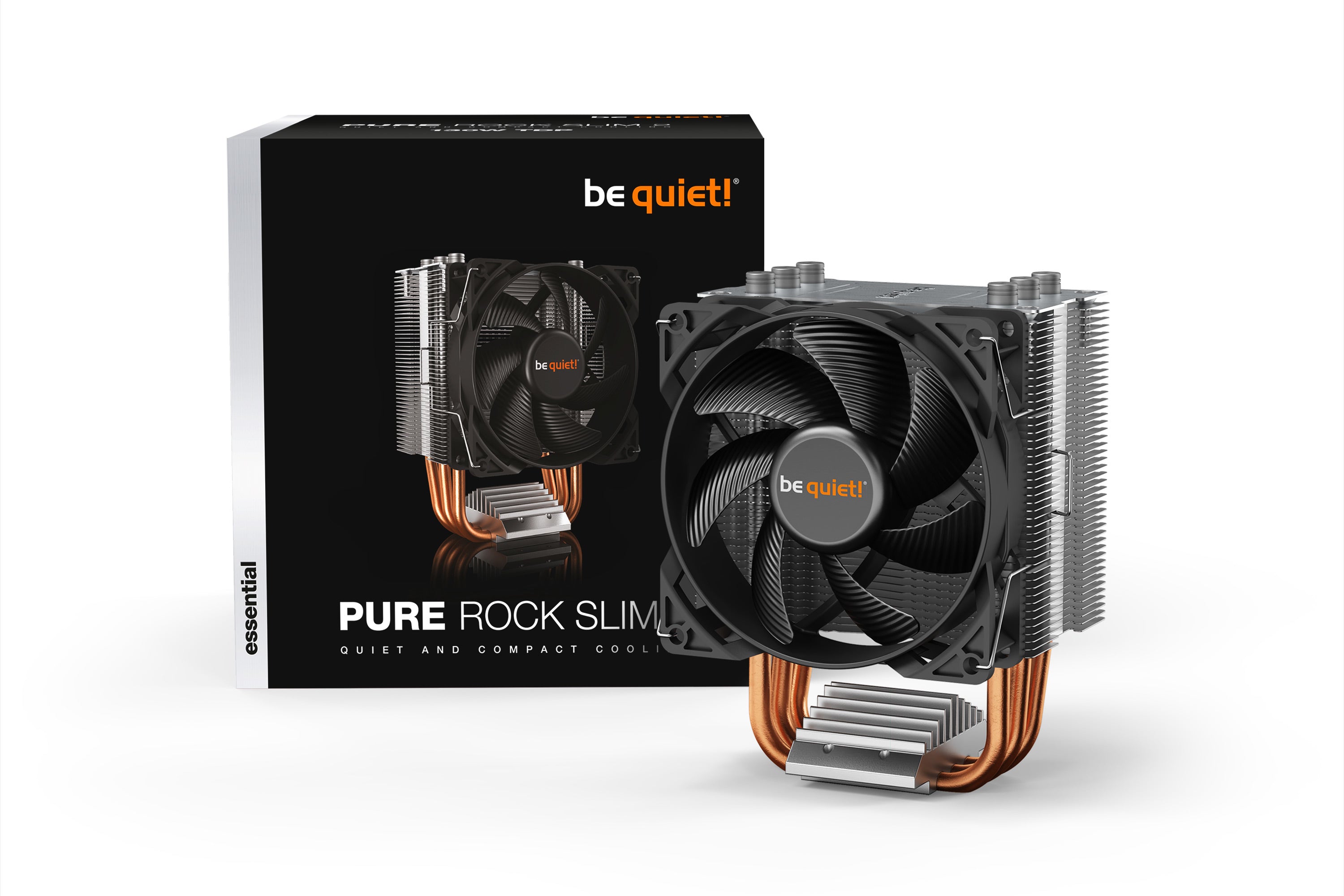 be quiet! Pure Rock Slim 2 | Ventirad mono tour, socket Intel et AMD