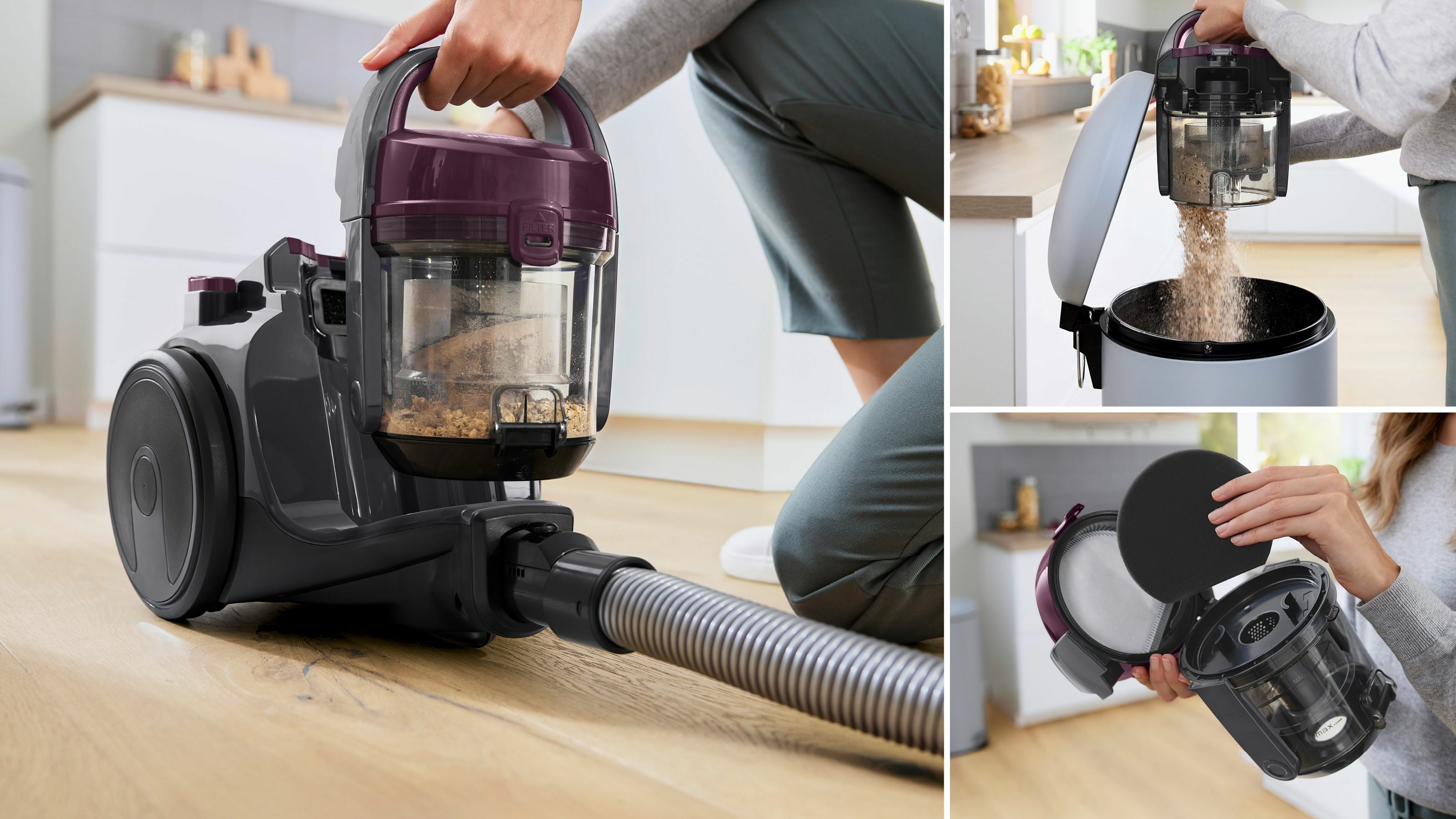Bosch Bosch BGC05AAA1 Aspirateur 1,5 L Aspirateur réservoir cylindrique Sec 700 W Sans sac