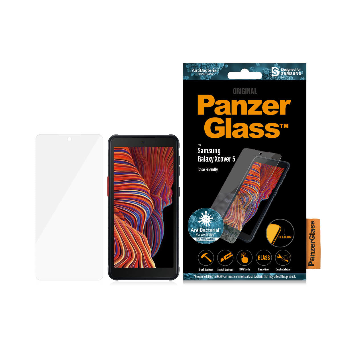 PanzerGlass PanzerGlass ® Screen Protector Samsung Galaxy Xcover 5 Protection d'écran transparent 1 pièce(s)