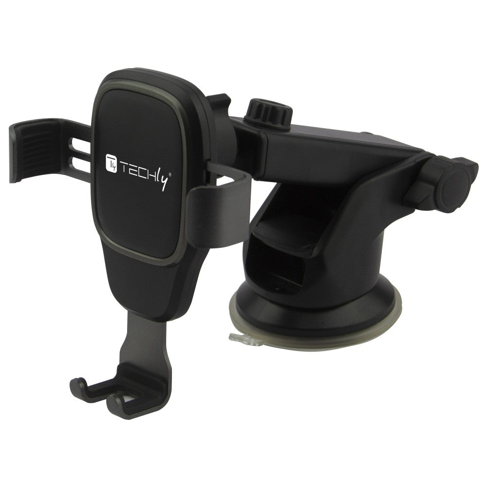 Techly I-SMART-GRAV support Support passif Mobile/smartphone Noir