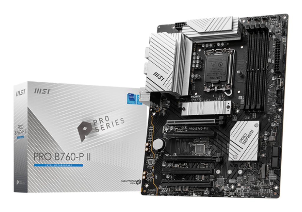 MSI PRO B760-P II Carte Mère Intel B760 LGA 1700 ATX