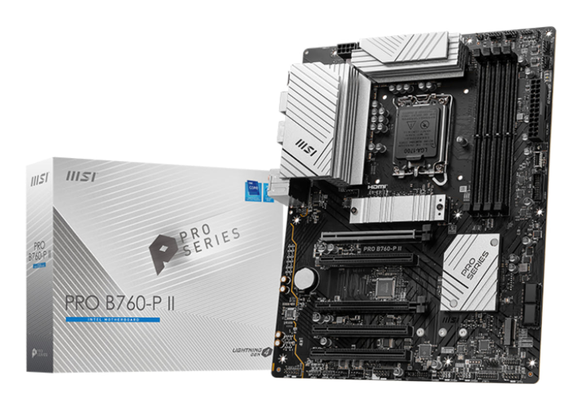 MSI PRO B760-P II Carte Mère Intel B760 LGA 1700 ATX