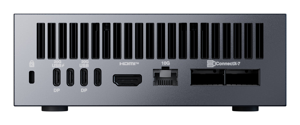 ASUS Ascent GX10 GX10-GG0027BN Mini PC, GB10, 128 Go LPDDR5x, 4 To SSD, NVIDIA Blackwell, Gris