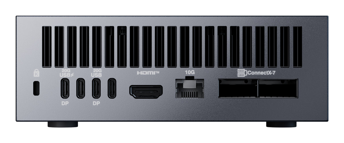 ASUS Ascent GX10 GX10-GG0027BN Mini PC, GB10, 128 Go LPDDR5x, 4 To SSD, NVIDIA Blackwell, Gris