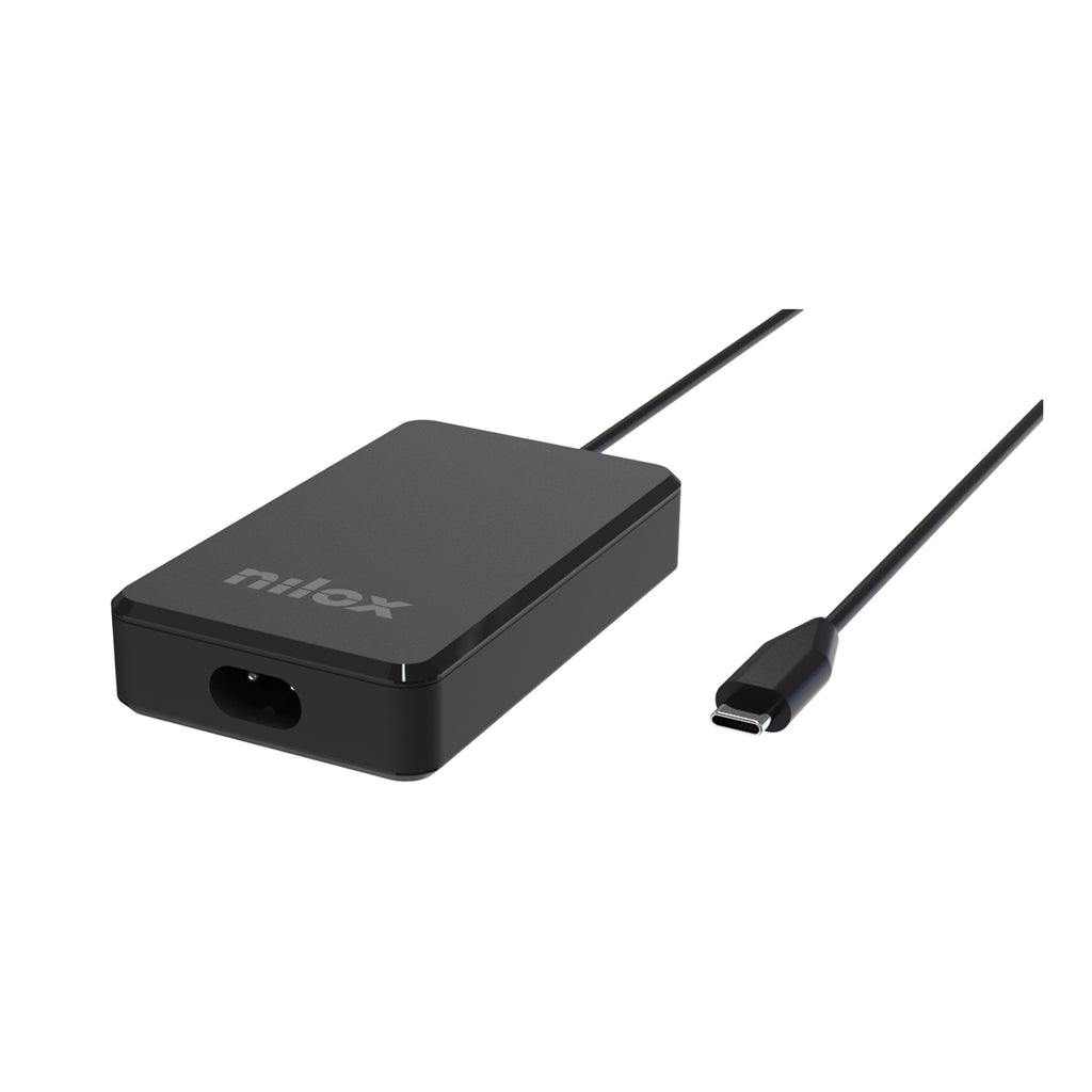 Nilox NXPDCGAN100W chargeur d'appareils mobiles Ordinateur portable, Tablette, Smartphone Noir Secteur Charge rapide Int