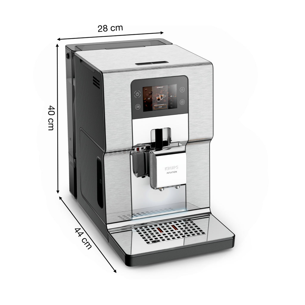 Krups Intuition Experience+ EA877D10 Machine à Café Entièrement Automatique, Espresso, 3 L