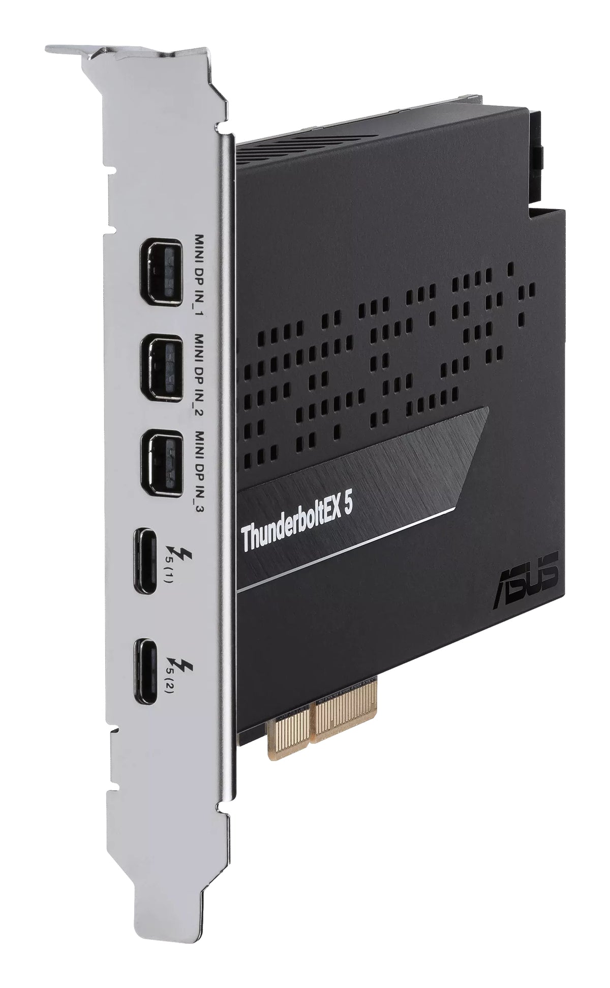 ASUS ThunderboltEX 5 Carte d'extension PCIe 4.0, Thunderbolt, USB Type-C, Mini DisplayPort, VGA