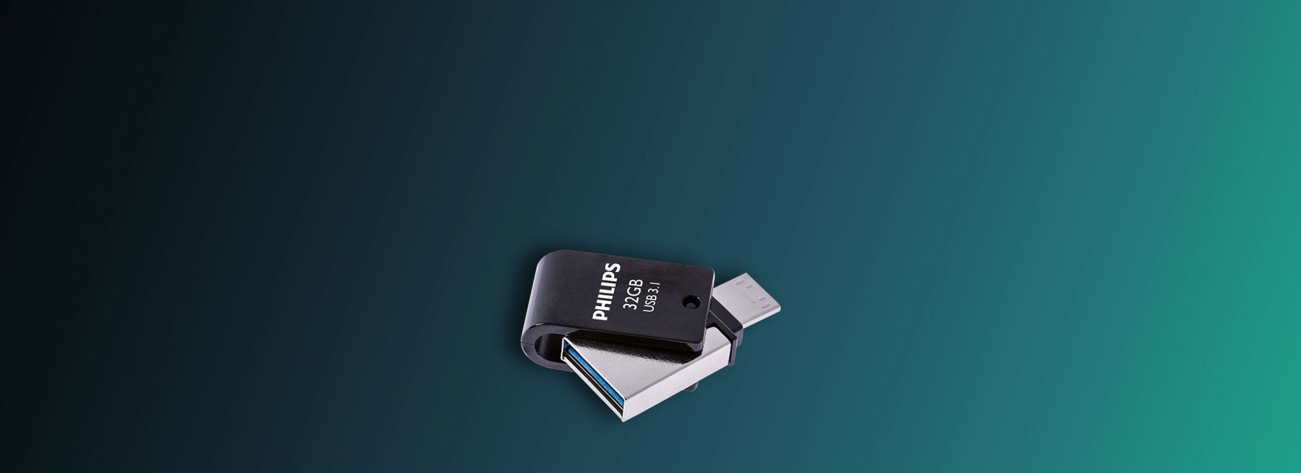 Philips FM32DC152B/00 lecteur USB flash 32 Go USB Type-C 3.2 Gen 1 (3.1 Gen 1) Noir
