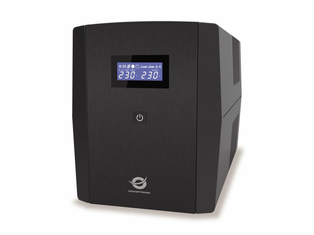 Conceptronic ZEUS08EM alimentation d'énergie non interruptible Interactivité de ligne 1,5 kVA 900 W 5 sortie(s) CA