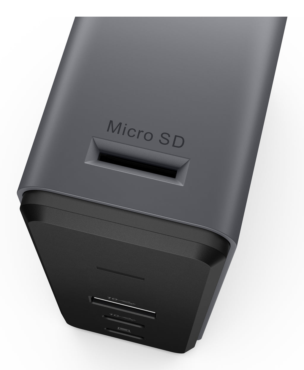 Lenovo X9 Charging GaN Dock Avec fil USB 3.2 Gen 2 (3.1 Gen 2) Type-C Gris