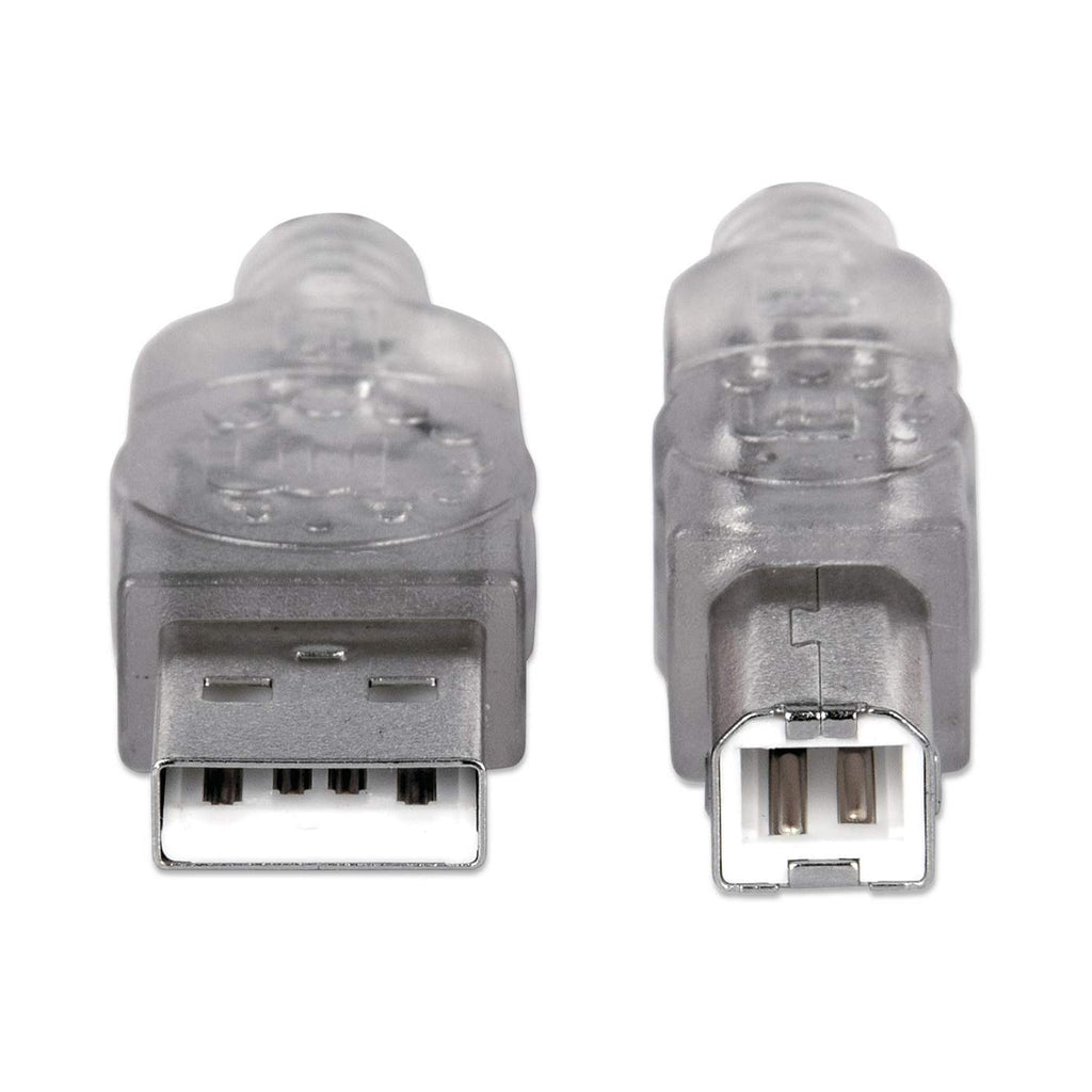 Manhattan USB 2.0 USB-kabel 5m Sølv - vue 3