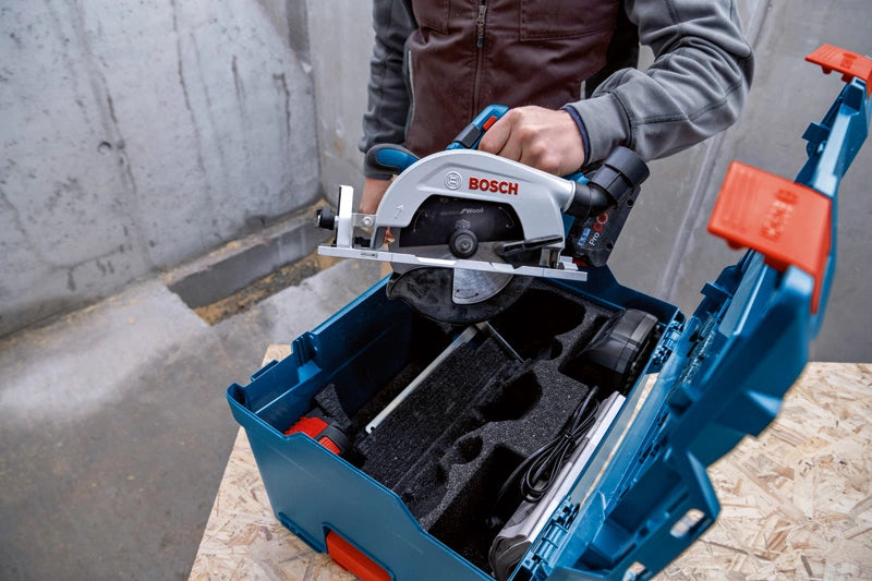 Bosch Bosch GKS 18V-57-2 L PROFESSIONAL 16,5 cm Noir, Bleu, Argent 5000 tr/min