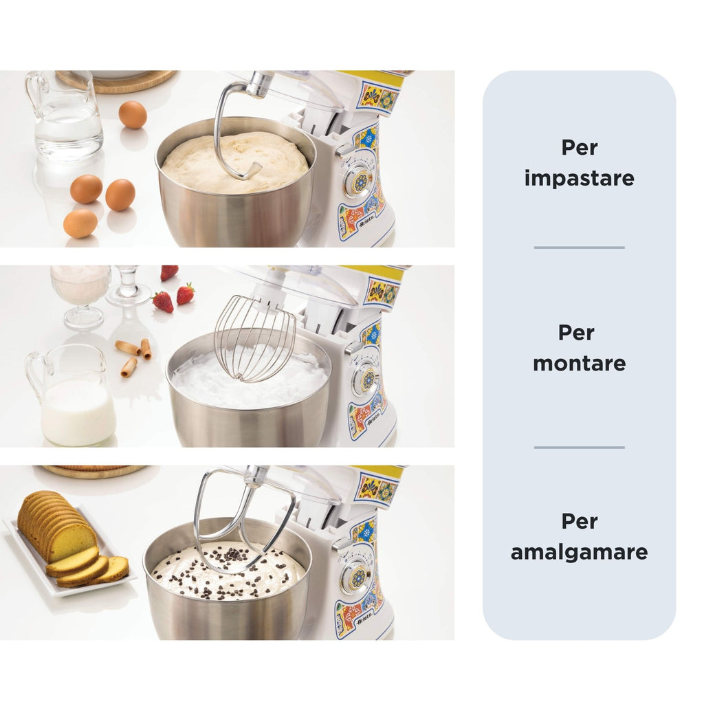 Ariete 1588/0P Robot mixer 2400 W Bleu, Jaune