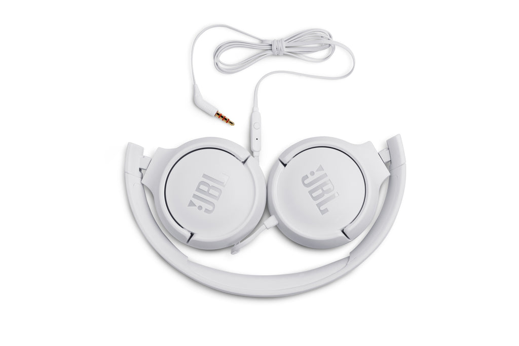 JBL Tune 500 Casque Avec fil Arceau Appels/Musique Blanc