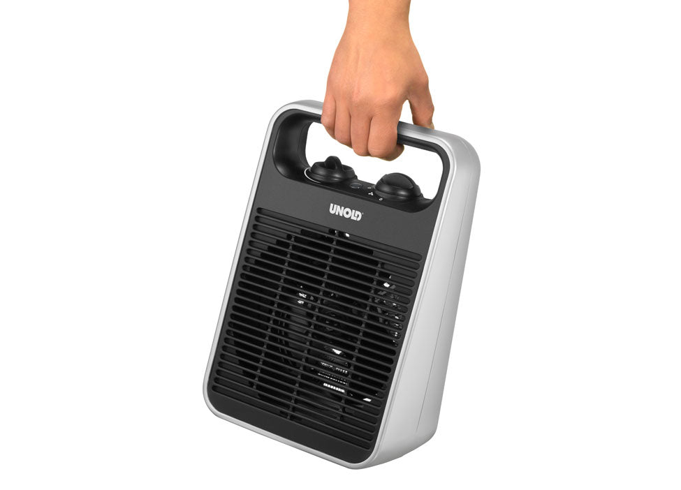 Unold 86106 appareil de chauffage Intérieure Noir, Argent 2000 W Chauffage de ventilateur électrique