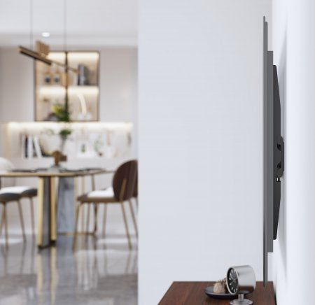 Manhattan Support Mural TV et Moniteur Fixe Profil Bas, 32" à 55", VESA 75x75 à 400x400 mm, Charge 45 kg, Noir