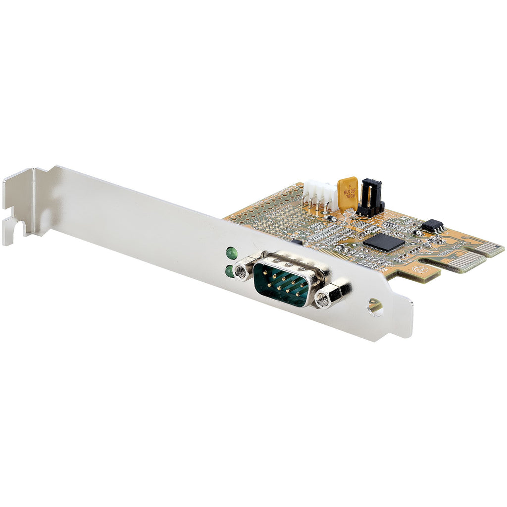 StarTech.com Carte Série PCI Express 1 Port RS232 DB9 avec UART 16C1050, Profil Bas et Standard