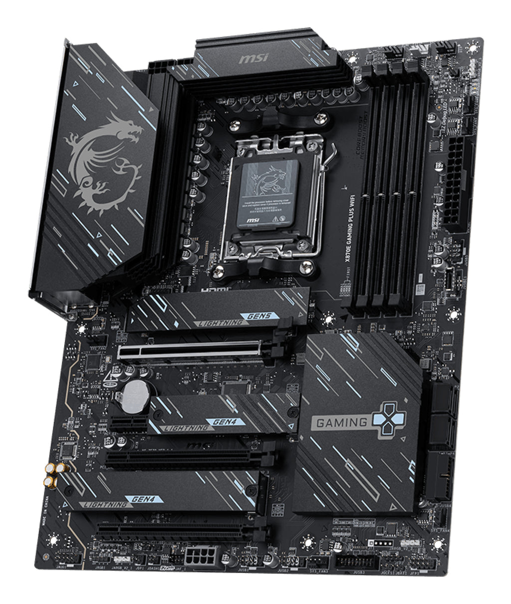 MSI X870E GAMING PLUS WIFI carte mère AMD X870E Emplacement AM5 ATX