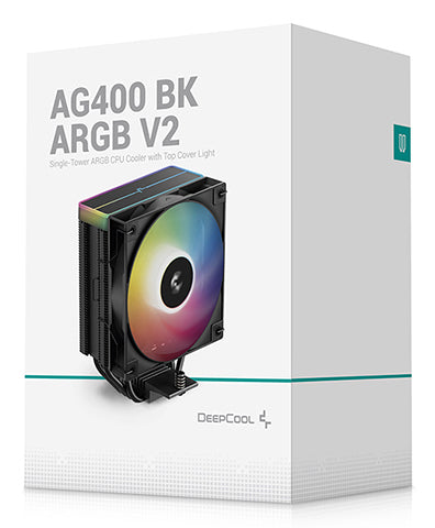 Deepcool AG400 BK ARGB V2 Ventirad pour Processeur