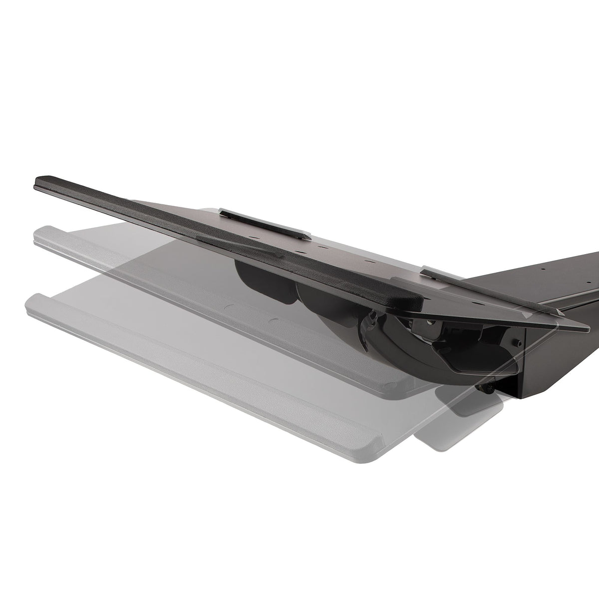 StarTech.com Support Clavier Coulissant sous Bureau - Tablette Clavier et Souris Ajustable en Hauteur - Mouvement Complet - 25 x 66cm - Porte Clavier avec Tapis Repose-Poignets Souris - vue 5